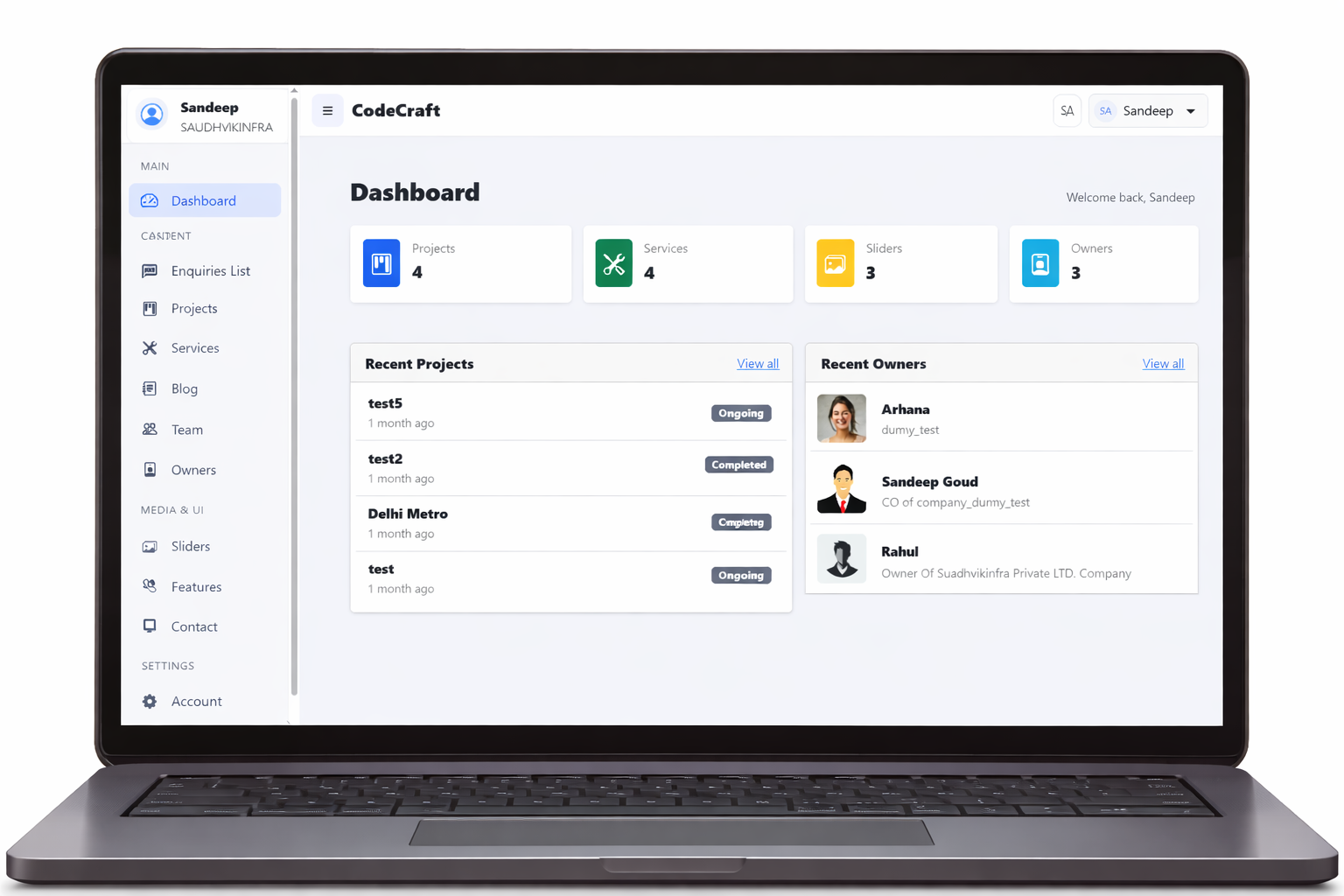 Admin Panels & Custom Dashboards